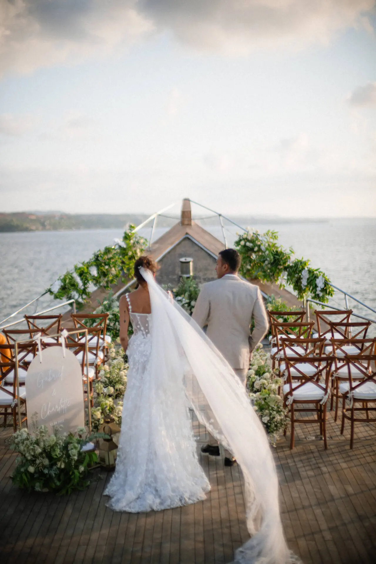 Wedding at yacht
