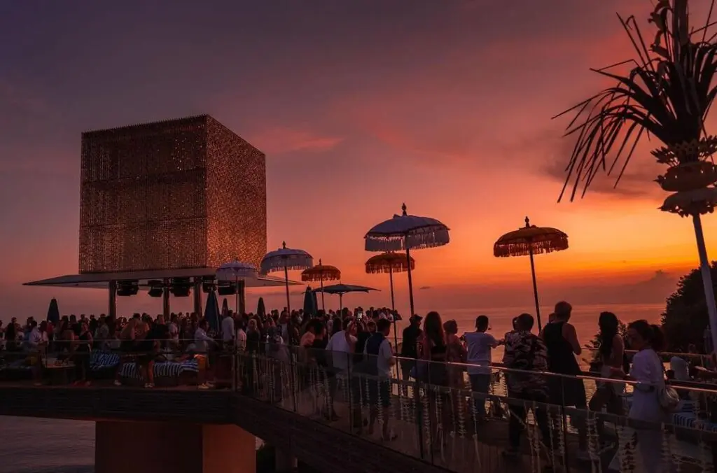 sunset at savaya bali