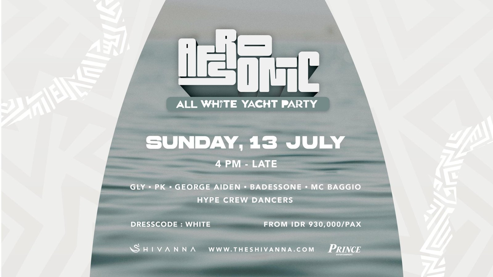 Afrosonic Festival Afterparty - All White Yacht Party