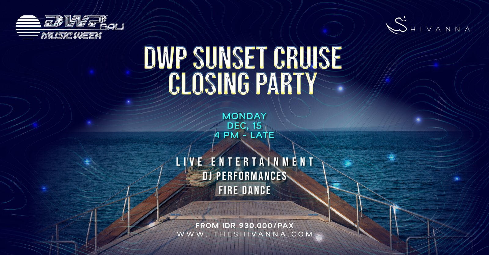 djakarta warehouse project closing party at shivanna yacht