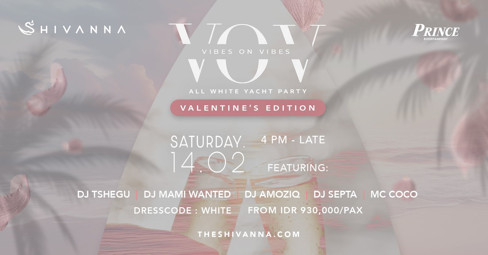 Valentine VOV yacht party