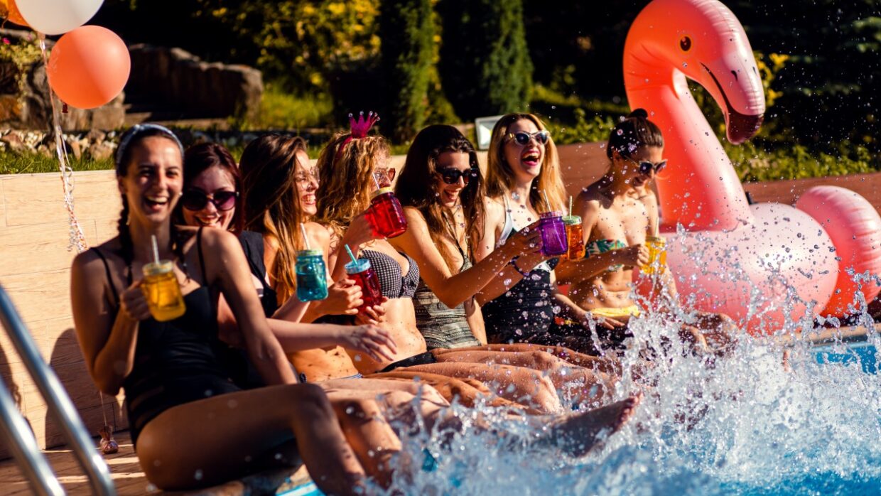 Private villa pool parties